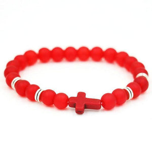 Oiko Store bracelet red matte ms  szj Unisex Bracelet - ANILLO