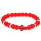Oiko Store bracelet red matte ms  szj Unisex Bracelet - ANILLO