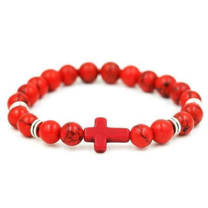 Oiko Store bracelet red S Stone szj Unisex Bracelet - ANILLO