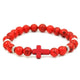Oiko Store bracelet red S Stone szj Unisex Bracelet - ANILLO