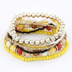 Oiko Store bracelet Yellow Ladies' Bracelet - Bohemian