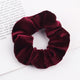 33Colors Korea Velvet Hair Scrunchie Elastic Hair Bands Solid Color Women Girls Headwear Ponytail Holder Hair Accessories