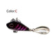 Oiko Store  C / 10g OUTKIT New Metal Mini VIB With Spoon Fishing Lure 6g10g17g25g 2cm Fishing Tackle Pin Crankbait Vibration Spinner Sinking Bait