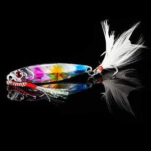 Oiko Store  C / 5cm  10g QXO Fishing Lure 10 20 30g Jig Light Silicone Bait Wobbler Spinners Spoon Bait Winter Sea Ice Minnow Tackle Squid Peche Octopus