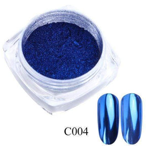 Oiko Store  C004 0.5g Nail Mirror Glitter Powder Metallic Color Nail Art UV Gel Polishing Chrome Flakes Pigment Dust Decorations Manicure TRC/ASX