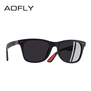 AOFLY NEW DESIGN Ultralight TR90 Polarized Sunglasses Men Women Driving Square Style Sun Glasses Male Goggle UV400 Gafas De Sol