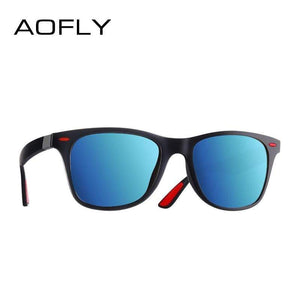 AOFLY NEW DESIGN Ultralight TR90 Polarized Sunglasses Men Women Driving Square Style Sun Glasses Male Goggle UV400 Gafas De Sol