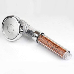 Oiko Store  Clear Rejuvenating Negative Ion Filtered Shower Head - 3 Modes