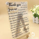 CLEAR STAMPS Die Cut Thank you DIY Scrapbooking Card album paper craft rubber roller transparent silicon stamp AlinaCraft