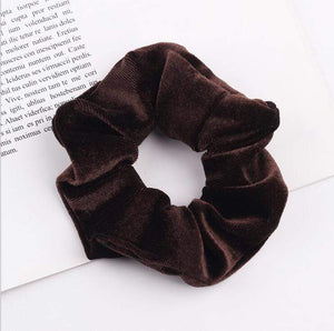 33Colors Korea Velvet Hair Scrunchie Elastic Hair Bands Solid Color Women Girls Headwear Ponytail Holder Hair Accessories