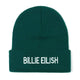 Embroidery Billie Eilish Beanie Hat Women Men Knitted Warm Winter Hats For Women Men Solid Hip-hop Casual Cuffed Beanies Bonnet
