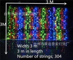 Oiko Store  Colorful 1 / 220v EU PLUG Christmas Decorations for Home Lights Outdoor Led String Warm White Kerst 12 Lamp