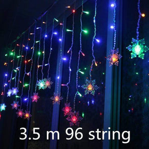 Oiko Store  Colorful / 220v EU PLUG Christmas Decorations for Home Lights Outdoor Led String Warm White Kerst 12 Lamp