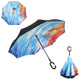Oiko Store  Colorful Reverse Folding Umbrella