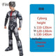 Oiko Store  Cyborg / S Spiderman Superman Iron Man Cosplay Costume for Boys Carnival Halloween Costume for Kids Star Wars Deadpool Thor Ant man Panther