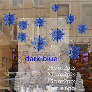 Oiko Store  dark blue / 220v EU PLUG Christmas Decorations for Home Lights Outdoor Led String Warm White Kerst 12 Lamp