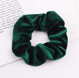 33Colors Korea Velvet Hair Scrunchie Elastic Hair Bands Solid Color Women Girls Headwear Ponytail Holder Hair Accessories