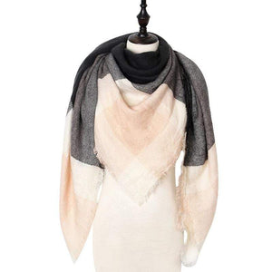 Designer Winter Women Scarf Plaid Warm Cashmere Scarves Shawls Female Luxury Brand Pashmina Scarf Lady Blanket Wraps 2019