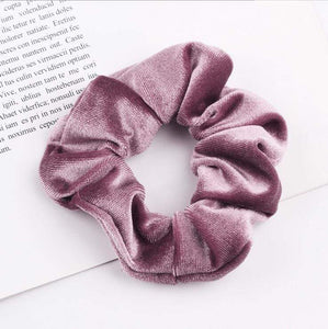 33Colors Korea Velvet Hair Scrunchie Elastic Hair Bands Solid Color Women Girls Headwear Ponytail Holder Hair Accessories
