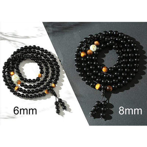 Oiko Store Dragon Black Buddha Beads Bangles & Bracelets Handmade