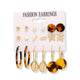 IF ME Vintage Geometric Tassel Dangle Earrings For Women Gold Color Leaf Heart Flower Statement Drop Earring Brincos Jewelry NEW