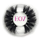 Mikiwi 25mm False Eyelashes Wholesale Thick Strip 25mm 3D Mink Lashes Custom Packaging Label Makeup Dramatic Long Mink Lashes