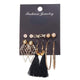 IF ME Vintage Geometric Tassel Dangle Earrings For Women Gold Color Leaf Heart Flower Statement Drop Earring Brincos Jewelry NEW