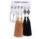 IF ME Vintage Geometric Tassel Dangle Earrings For Women Gold Color Leaf Heart Flower Statement Drop Earring Brincos Jewelry NEW