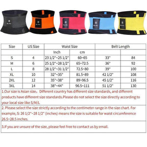 Fitness Belt Xtreme Power Thermo Body Shaper Waist Trainer Trimmer Corset Waist Belt Cincher Wrap Workout Shapewear Slimming