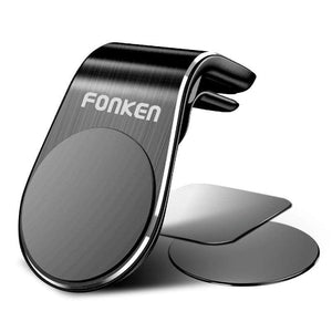 FONKEN Magnetic Car Phone Holder Mount Stand Universal Air Vent Clip Mount for iPhone 11 Pro Max Huawei Xiaomi in GPS Navigation