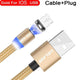 USLION Magnetic Micro USB Cable Fast Charging USB Type C Cable Magnet Charger Data Charge Cable Cord For Iphone 7 Samsung Xiaomi