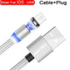 USLION Magnetic Micro USB Cable Fast Charging USB Type C Cable Magnet Charger Data Charge Cable Cord For Iphone 7 Samsung Xiaomi