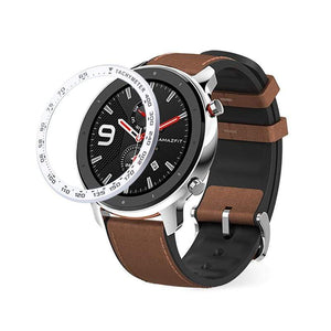 For Xiaomi Amazfit GTR 47MM Metal Outer Edge Cover Bezel Ring Dial Scale Speed Tachymeter Case  For Amazfit GTR 47 Gift Film