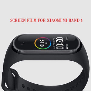 For Xiaomi Mi Band 4 Screen Protector Soft Film For Xiaomi Mi Band 4 Smart Bracelet Accessories Full Screen Permeability Film