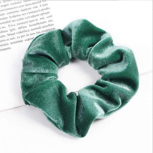 33Colors Korea Velvet Hair Scrunchie Elastic Hair Bands Solid Color Women Girls Headwear Ponytail Holder Hair Accessories