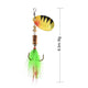 Oiko Store  G Peche Spinner Fishing Lures Wobblers CrankBaits Jig Shone Metal Sequin Trout Spoon With Feather Hooks for Carp Fishing Pesca