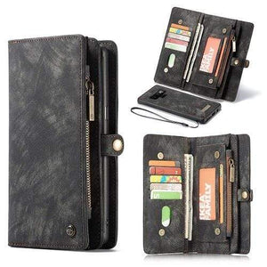 Luxury Brand For Samsung Galaxy S8 S7 Case Genuine Leather Flip Cover For Samsung S 8 S9 Plus S10 S10e S 7 Edge Wallet Phone Bag