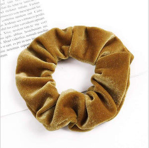33Colors Korea Velvet Hair Scrunchie Elastic Hair Bands Solid Color Women Girls Headwear Ponytail Holder Hair Accessories