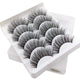 Oiko Store  GL701 SEXYSHEEP 5Pairs 3D Mink Hair False Eyelashes Natural/Thick Long Eye Lashes Wispy Makeup Beauty Extension Tools
