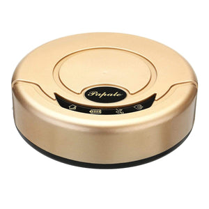 Black/Gold Rechargeable Automatic Smart Robot Vacuum Cleaner Cleaning Sweeper