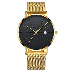Simple Men's Watch 2019 Stainless Steel Mesh Band Watches Classic Quartz Date Wristwatch Casual Luxury Masculino Relogios