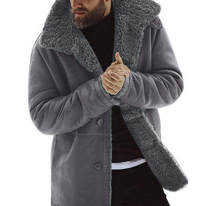 2019 Men Coat  Winter Thicken Warm Men Jacket Fleece Veste Homme Men Parkas Vintage Outwear Windproof Jacket men