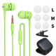 VPB S12 Sport Earphone wholesale Wired Super Bass 3.5mm Crack Colorful Headset Earbud with Microphone Hands Free for Samsung