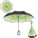 Oiko Store  Green shade Reverse Folding Umbrella