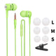 VPB S12 Sport Earphone wholesale Wired Super Bass 3.5mm Crack Colorful Headset Earbud with Microphone Hands Free for Samsung