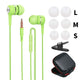 VPB S12 Sport Earphone wholesale Wired Super Bass 3.5mm Crack Colorful Headset Earbud with Microphone Hands Free for Samsung