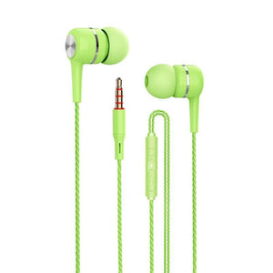 VPB S12 Sport Earphone wholesale Wired Super Bass 3.5mm Crack Colorful Headset Earbud with Microphone Hands Free for Samsung