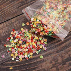 Nail Sticker Explosion Nail Art Jewelry Soft Fruit Piece Nail Sticker Mobile Phone Jewelry Accessories