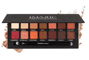 Cool and warm collocation with 14 color eye shadow to brighten complexion and make-up eye shadow.