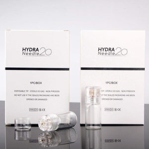 Oiko Store  Hydra Needle 20 Face Skin Hydration Aqua MicroNeedle Mesotherapy Gold Pin Fine Needle Derma Stamp MTS Therapy Skin Care Tool
